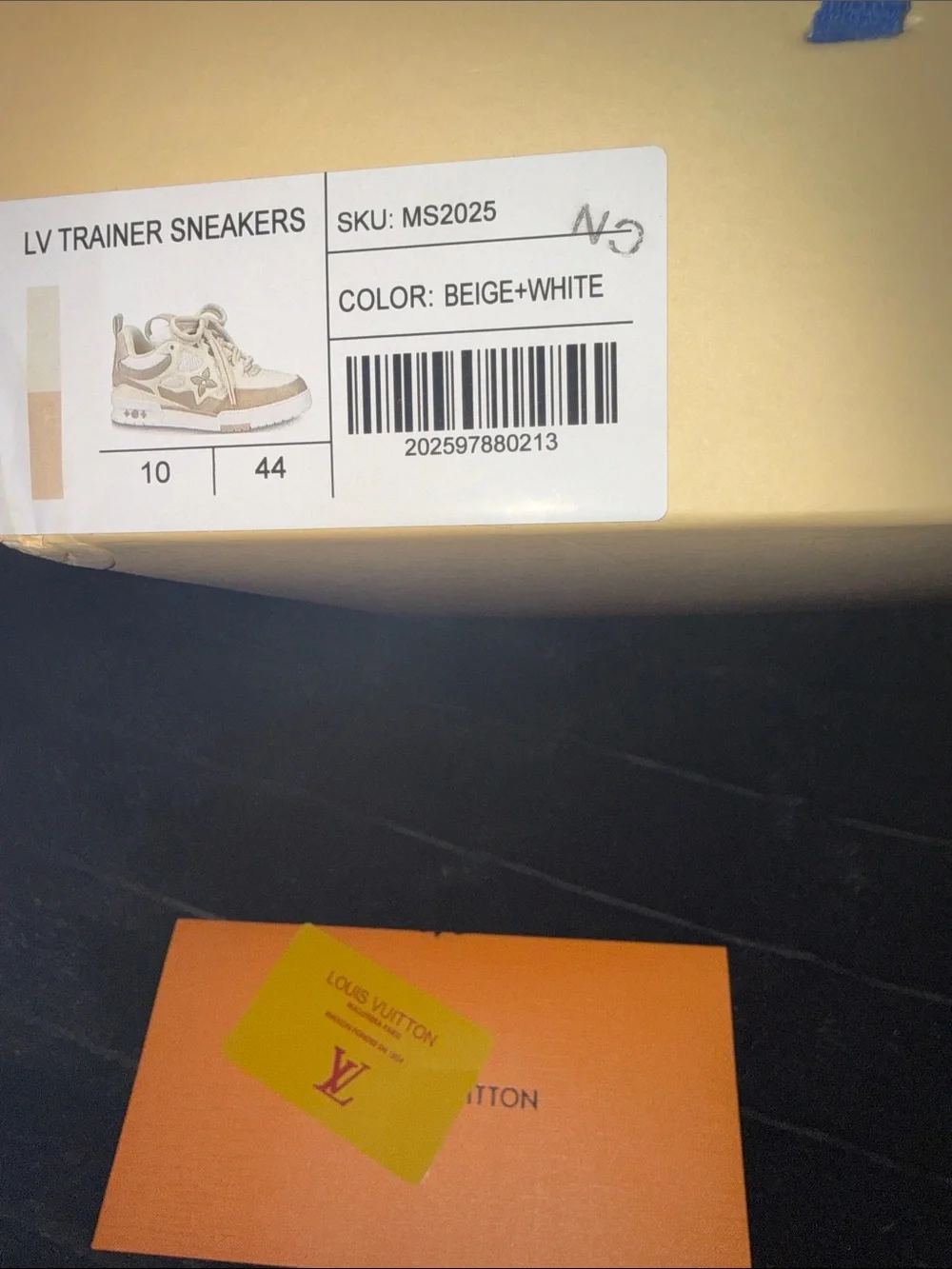 Louis Vuitton Skate (Beige/White) Size 10 (fits large)